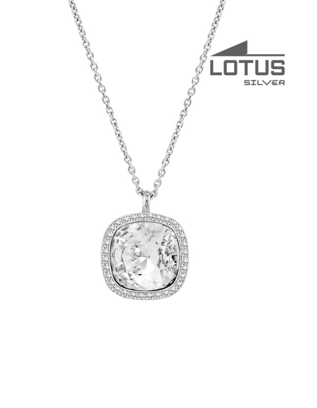 LOTUS SILVER NECKLACE 